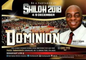 Shiloh 2018 dominion Bishop David Oyedepo