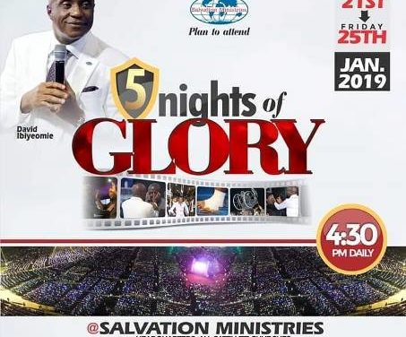 Watch LIVE: 5 Nights of Glory 2019