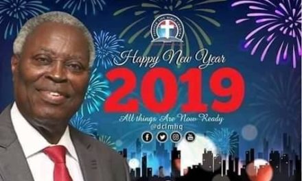 New Year 2019 Message for Meditation by Pastor W.F. Kumuyi