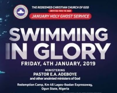Watch LIVE: RCCG Holy Ghost Service January 2019