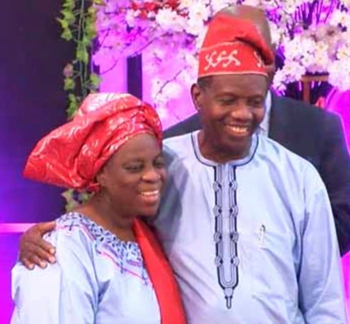 Pastor Adeboye and wife