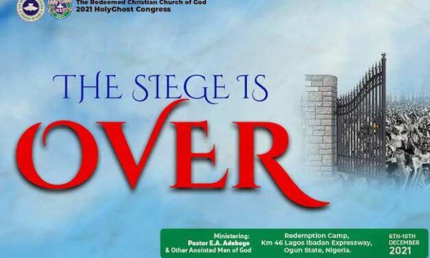 RCCG Holy Ghost Congress 2021 Live Broadcast