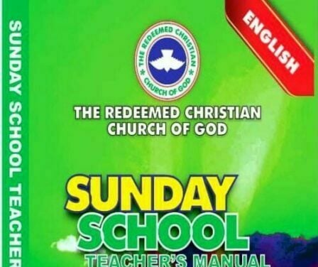RCCG Sunday School Teacher’s Manual 2 January 2022: Baptism Of The Holy Spirit