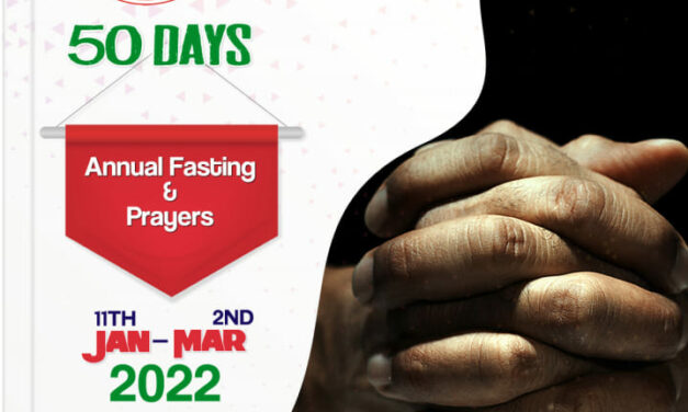 RCCG Fasting And Prayer Points 2022