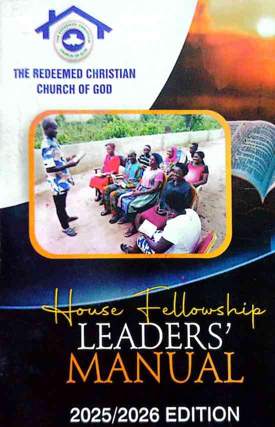 RCCG House Fellowship Leader Manual 12 October 2025: Very Important Thing