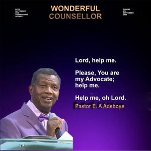 Wonderful Counsellor By Pastor E. A. Adeboye 1 Pastor E. A. Adeboye rccg