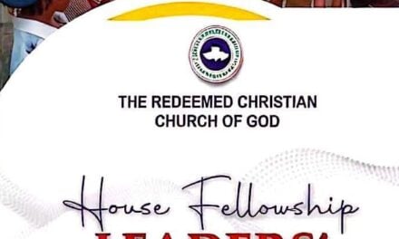 RCCG House Fellowship Leader Manual 6 September 2026: Forget Not God’s Benefits