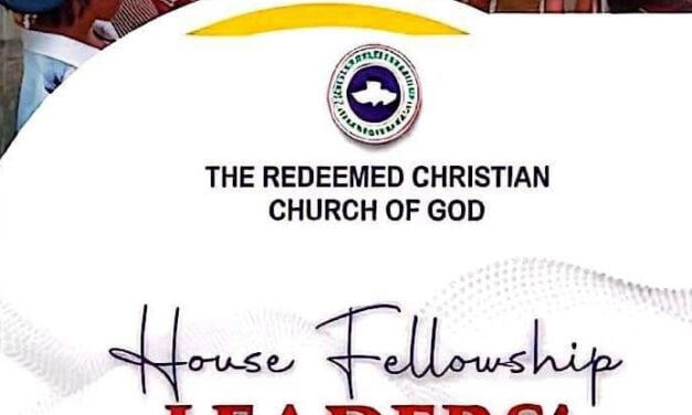 RCCG House Fellowship Leader Manual 6 September 2026: Forget Not God’s Benefits