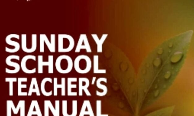 RCCG YAYA Sunday School Teacher Manual 6 September 2026 – The Immanence Of God