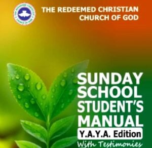 rccg yaya sunday school student manual 20262027