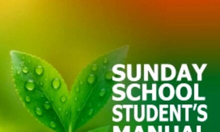 RCCG YAYA Sunday School Students Manual 6 September 2026 – The Immanence Of God